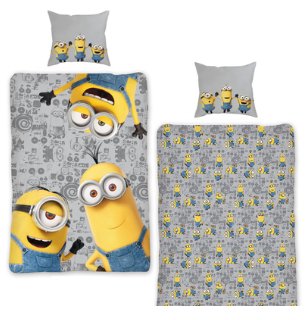 Minions dekbedovertrek 140x200 | KinderDekbedSjop.nl